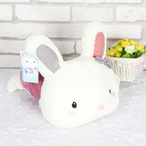 毛绒玩具/乖乖兔: 水晶超柔布料，高档PP棉填充
 [包 装]：