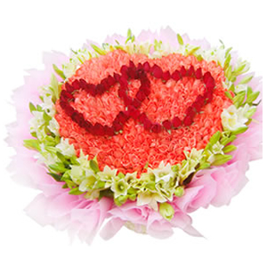 鲜花/爱你的365天:365枝玫瑰（中间红玫瑰包含在内），40枝白百合
