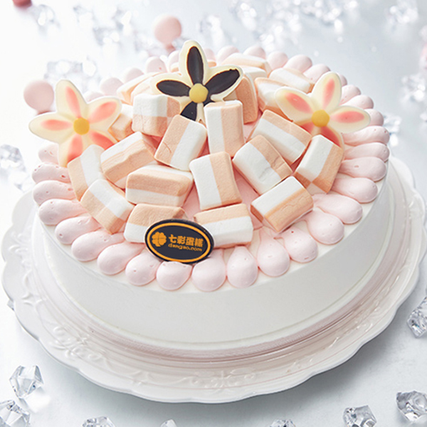 蛋糕/粉色童话:甜蜜鲜奶搭配柔软棉花糖铺面
祝 愿:营造最美丽的童