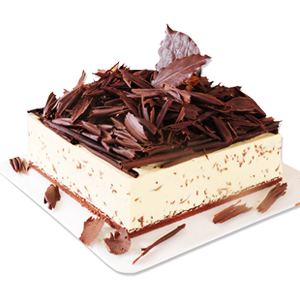 蛋糕/魔法黑森林: 可口慕斯，黑森林巧克力屑，底面巧克力胚
 [