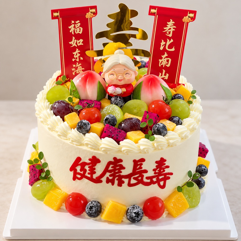 蛋糕/福寿绵长: